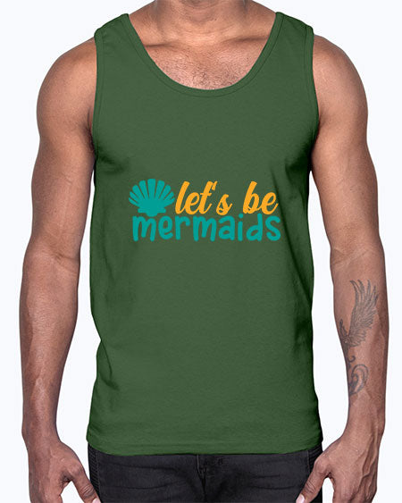 lets be mermaids Style 93#- summer- Cotton Tank
