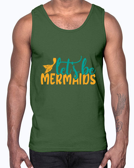 lets be mermaids Style 94#- summer- Cotton Tank