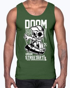 lets skate 725#- art pop art- Cotton Tank