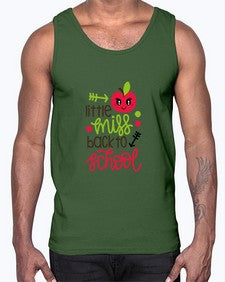 little miss back to school 477#- general school- Cotton Tank
