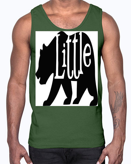 littlebear 169#- bears - animals- Cotton Tank