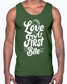 love at first bite 1345#- tacos- Cotton Tank