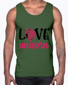 love unicorn 274#- unicorn- Cotton Tank