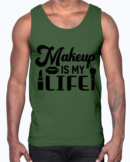 makeup is my life 16#-makeup Cotton Tank