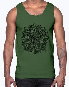 mandala 838#- mandala- Cotton Tank