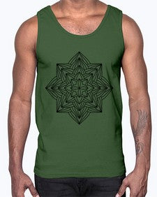 mandala 854#- mandala- Cotton Tank