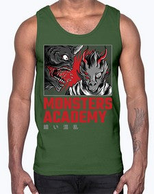 monster academy 938#- art pop art- Cotton Tank