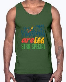 my students are egg strA special Style 295#- teacher- Cotton Tank