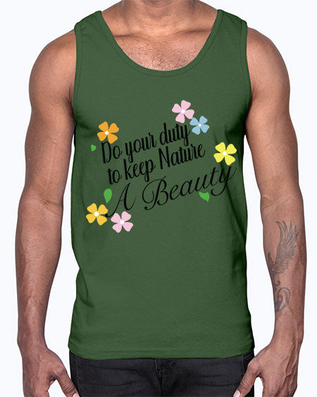 nature beauty 6#- beauty - Cotton Tank