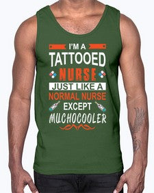 nurse tshirt 1214#- nurse- Cotton Tank