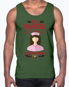 nurse tshirt 1215#- nurse- Cotton Tank