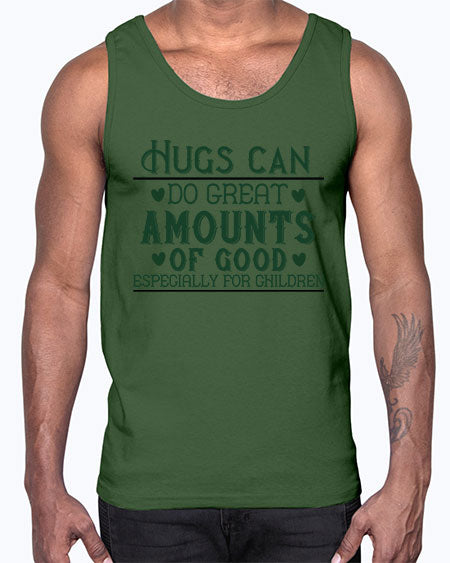 oHugs can do great amounts of good especially for children Style 171#- kids- Cotton Tank