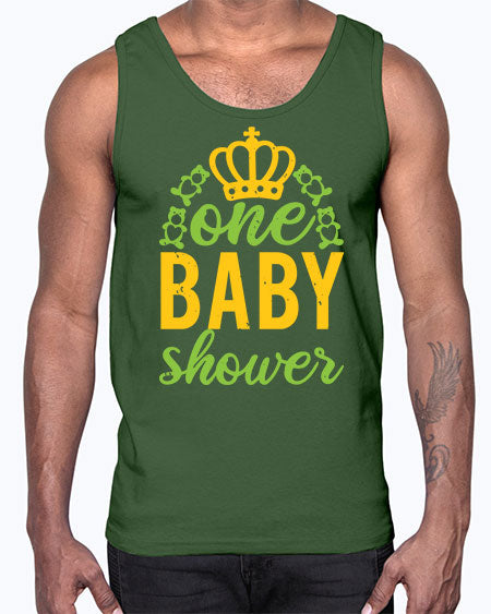 one baby shower Style 172#- baby shower- Cotton Tank