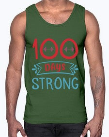 one hundred days strong 584#- one hundred days- Cotton Tank