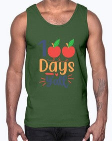 one hundred days yall 589#- one hundred days- Cotton Tank