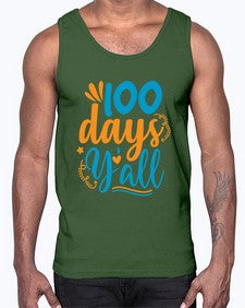 one hundred days yalll 590#- one hundred days- Cotton Tank