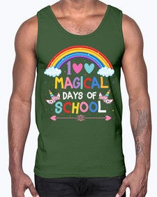 one hundred magical days of school 594#- one hundred days- Cotton Tank