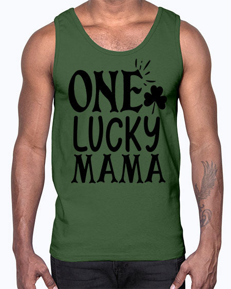 one lucky mama Style 34#- autism- Cotton Tank
