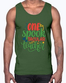 one spook tacular teacher Style 329#- teacher- Cotton Tank