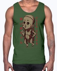 over scary 975#- art pop art- Cotton Tank