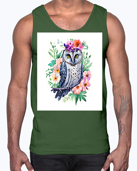 owl 16#- owl- Cotton Tank