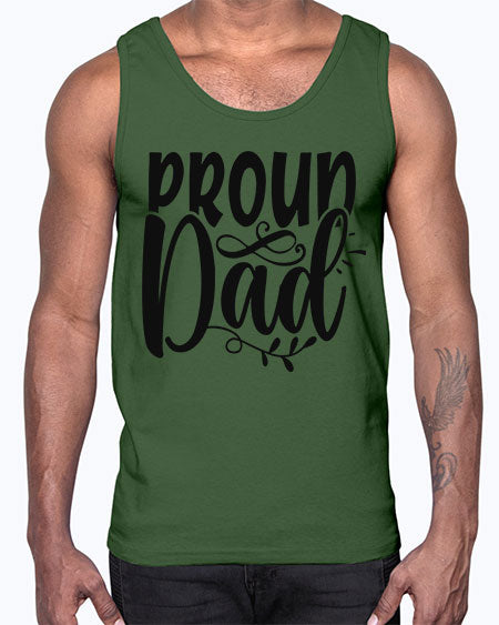 proud dad Style 37#- autism- Cotton Tank