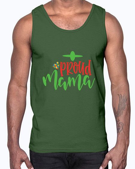 proud mama Style 38#- autism- Cotton Tank
