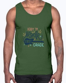 ready to rock first grade 729#- first grade- Cotton Tank