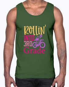 rollin into third grade 782#- third grade- Cotton Tank