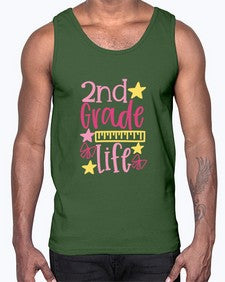 second grade life 825#- second grade- Cotton Tank