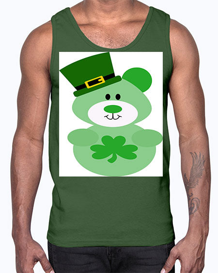 shamrockbear 249#- bears - animals- Cotton Tank