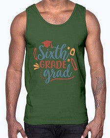 sixth grade grad 878#- sixth grade- Cotton Tank