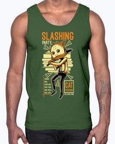 slashing party eeh 1072#- art pop art- Cotton Tank