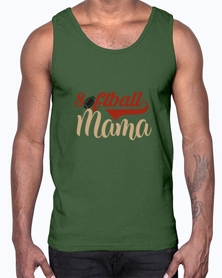 softball mama 2275#- softball- Cotton Tank