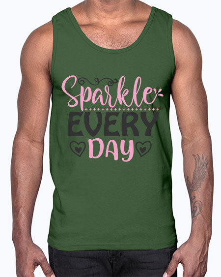 sparkle every day Style 1#-makeup Cotton Tank