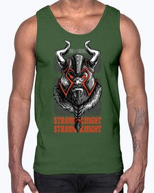 strongknighttshirtdesign 1137#- art pop art- Cotton Tank