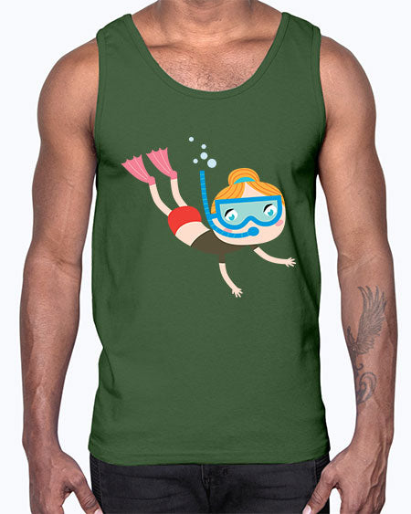 summer characters 61#- summer- Cotton Tank