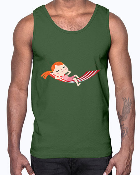 summer characters 63#- summer- Cotton Tank
