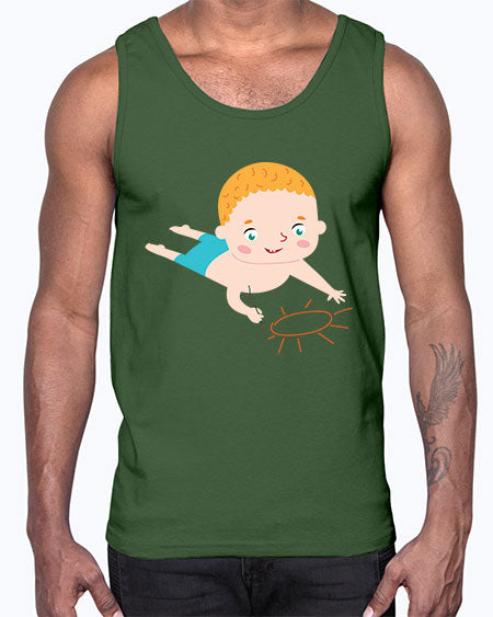 summer characters 65#- summer- Cotton Tank