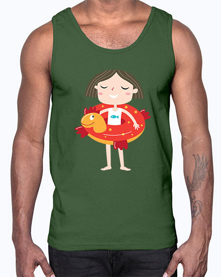 summer characters 67#- summer- Cotton Tank