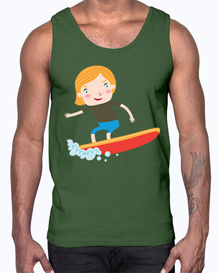 summer characters 70#- summer- Cotton Tank