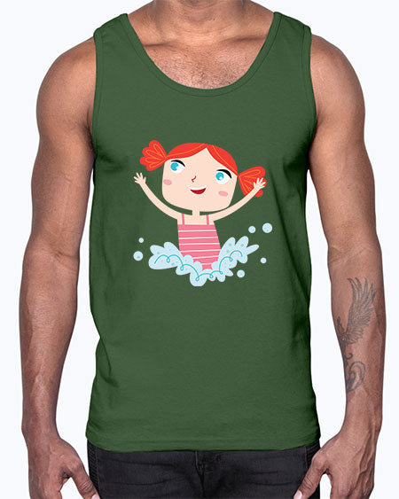 summer characters 73#- summer- Cotton Tank