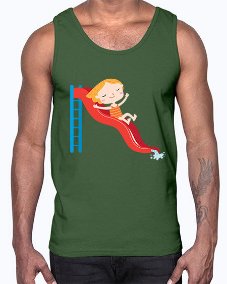 summer characters 74#- summer- Cotton Tank