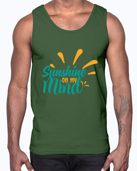 sunshine on my mind Style 74#- summer- Cotton Tank