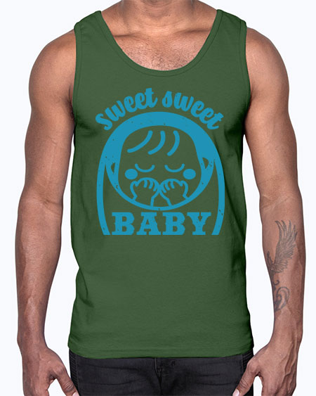 sweet sweet baby Style 216#- baby shower- Cotton Tank