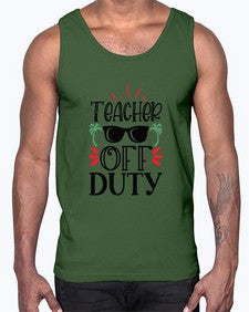 teacher off duty Style 379#- teacher- Cotton Tank