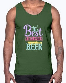 the best beer open beer 414#- beer- Cotton Tank