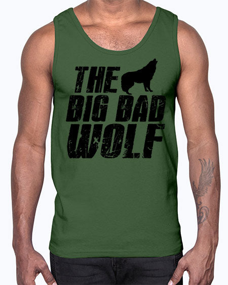 the big bad wolf- wolf- Cotton Tank