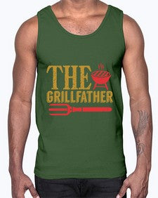 the grill father 417#- bbq- Cotton Tank