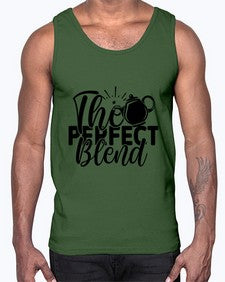 the perfect blend 1624#- tea- Cotton Tank